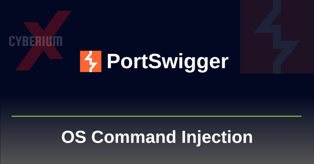 Command Injection vulnerability on portswigger