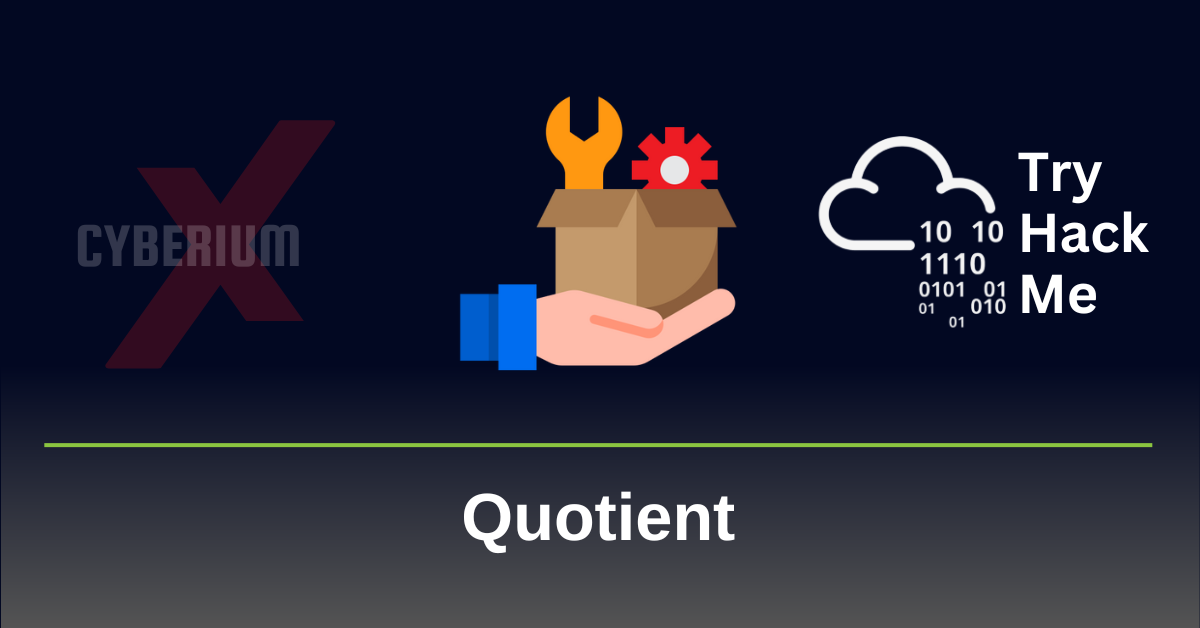 TryHackMe- Quotient