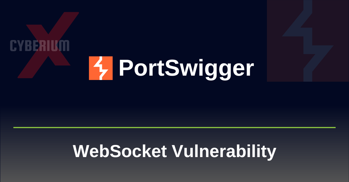 PortSwigger- WebSocket Vulnerability