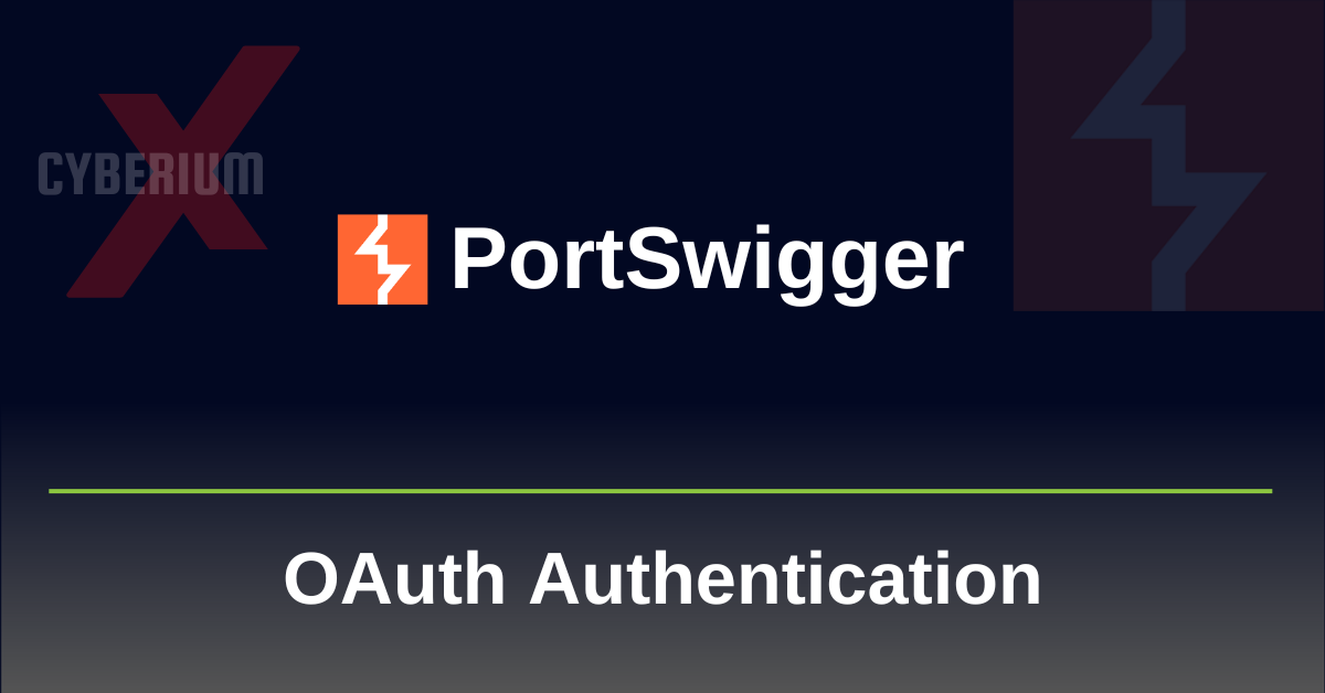 PortSwigger- OAuth Authentication