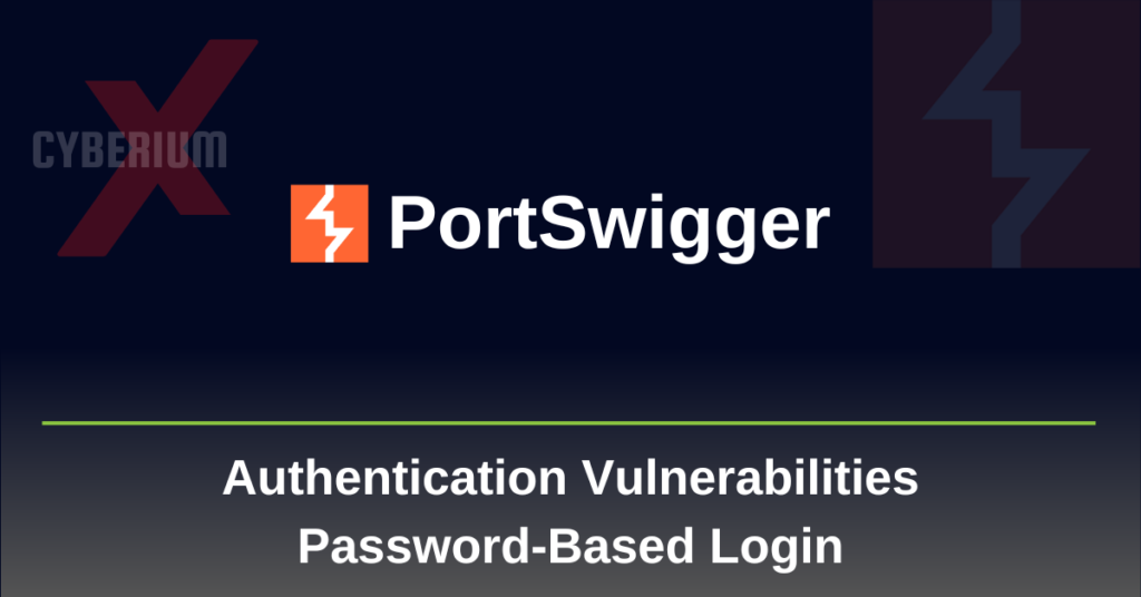 Authentication Vulnerability- Password-Based Login