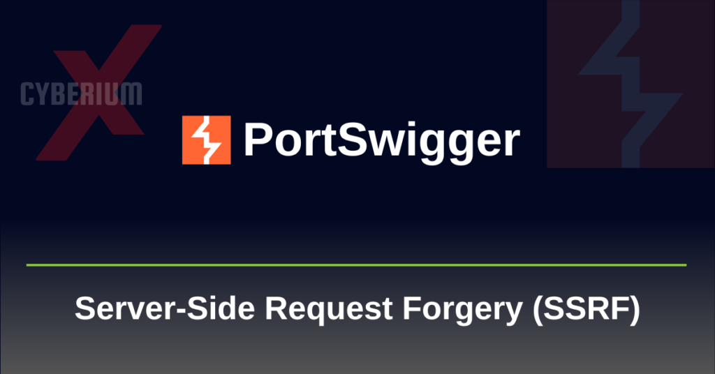 SSRF Vulnerability on Portswigger