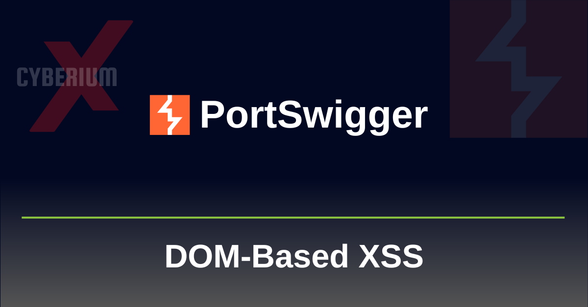 PortSwigger- DOM-Based XSS