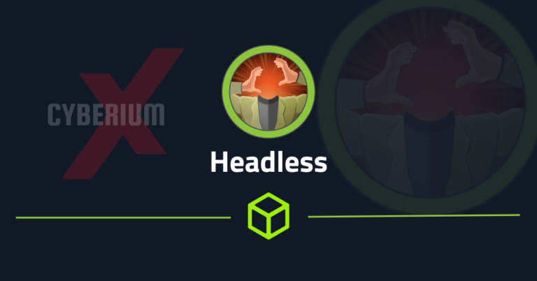 HackTheBox- Headless | CyberiumX