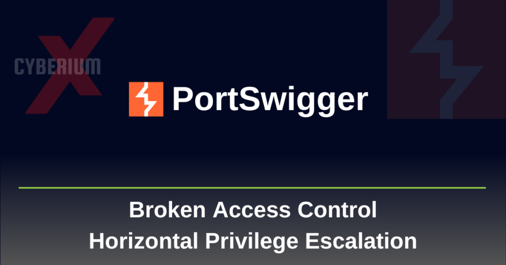 Broken Access Control- Horizontal Privilege Escalation