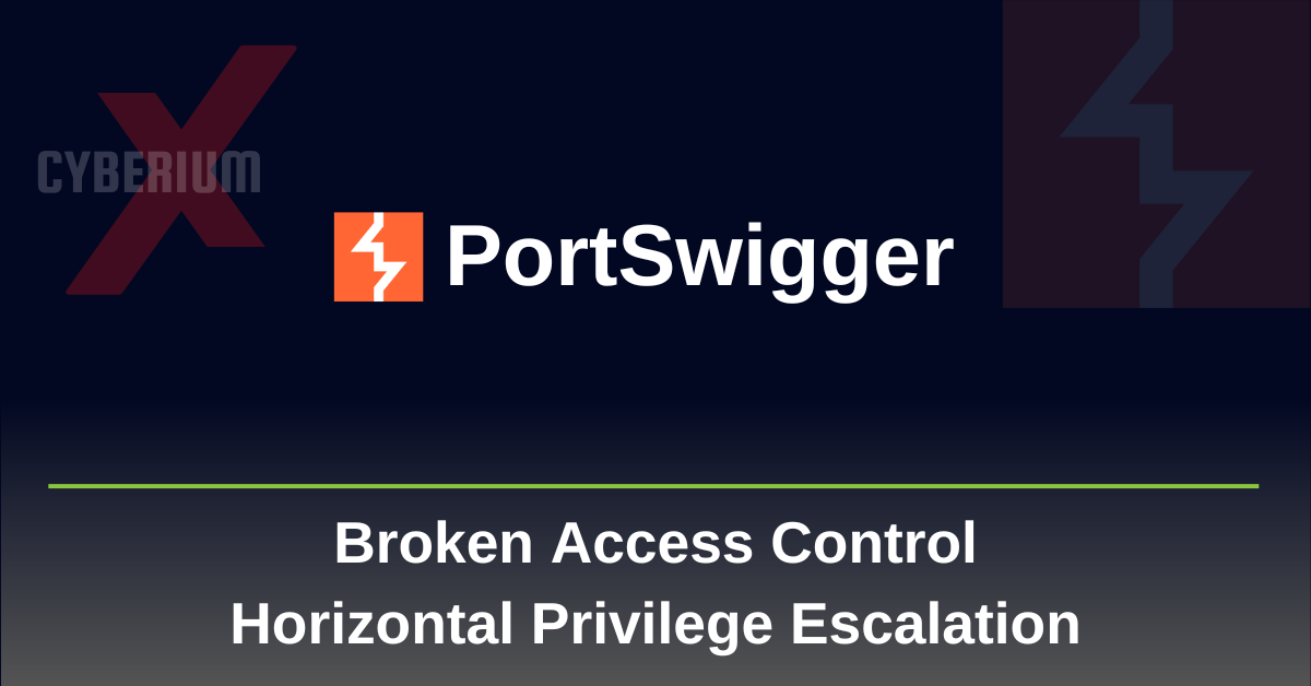 PortSwigger- Broken Access Control | Horizontal Privilege Escalation