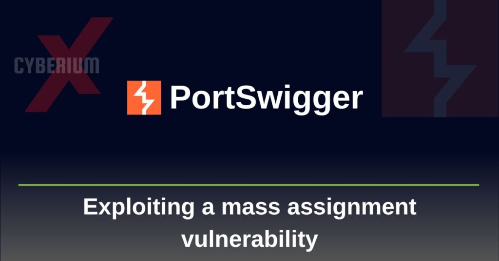 Exploiting a mass assignment vulnerability writeup portswigger