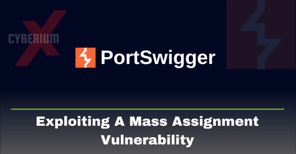 Exploiting a mass assignment vulnerability